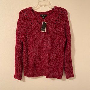 NINE WEST S red sweater NWT